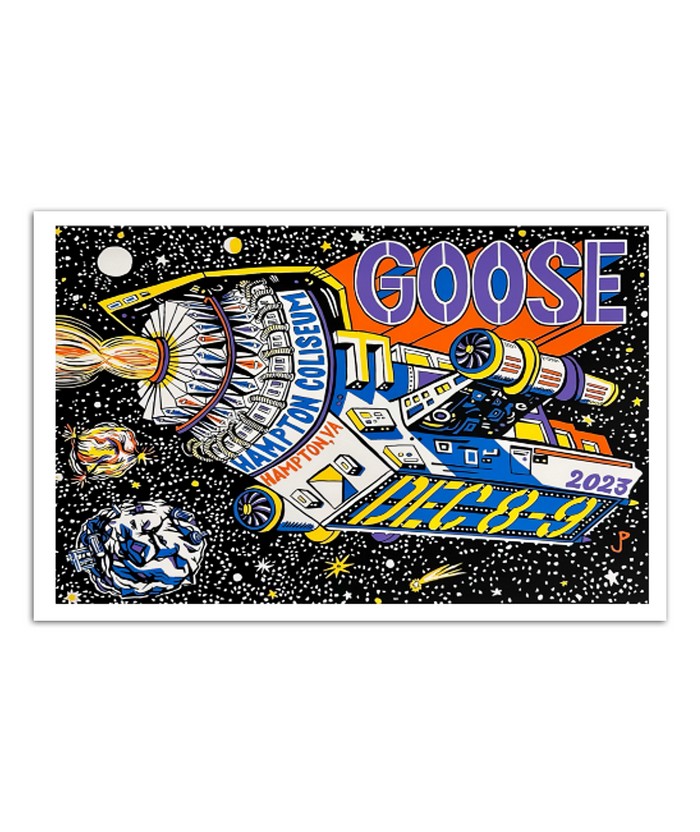 Goose Dec 8-9, 2023 Hamptonn Coliseum Hampton, VA Poster