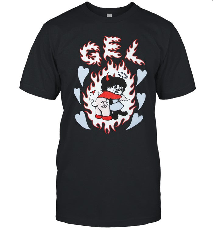 Monchichi Gel T-Shirt Black