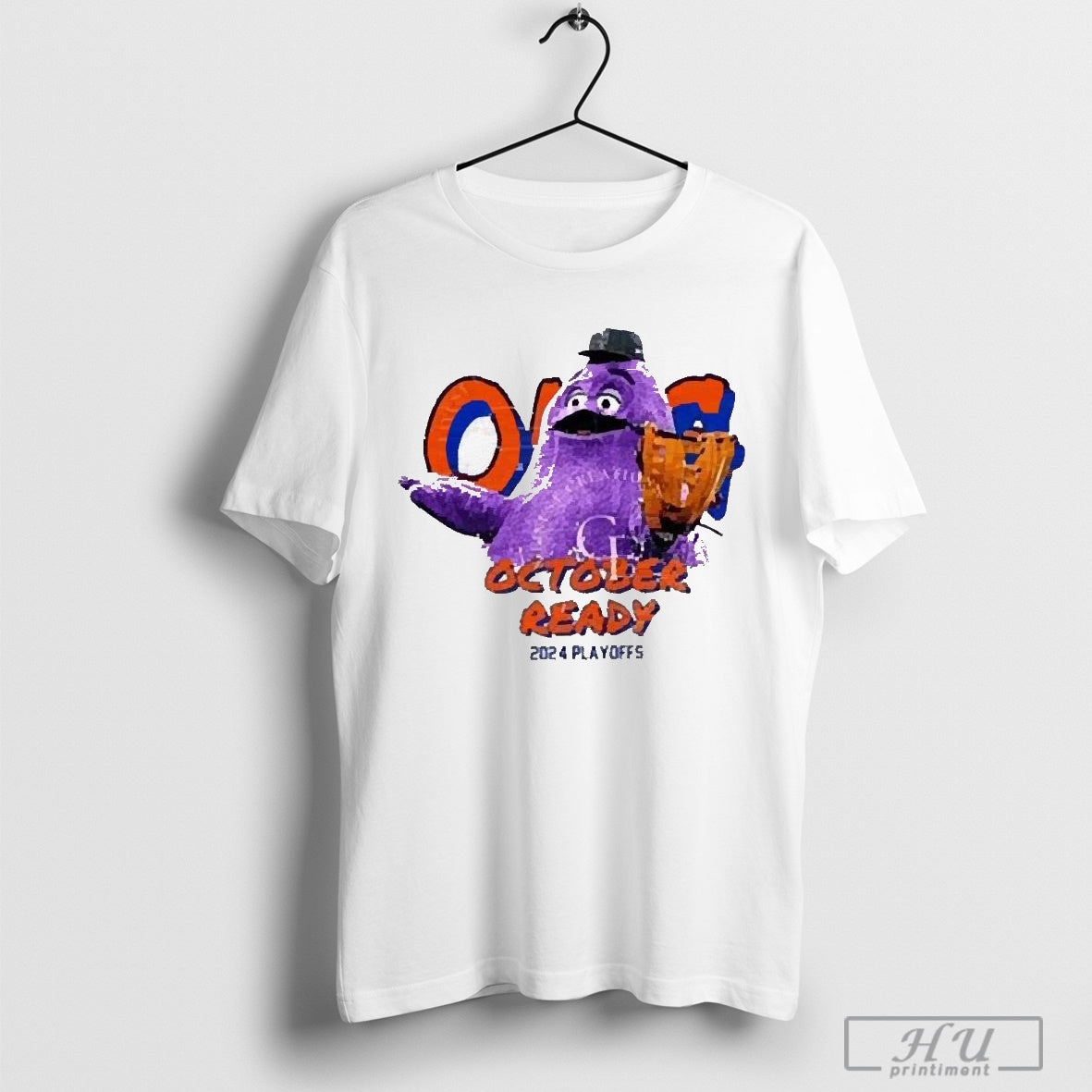 Premium OMG October Ready 2024 Playoffs Grimace Mets T-Shirt