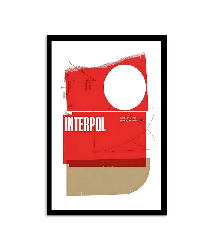 Interpol Brighton Dome Sunday 28Th May 2023 Poster