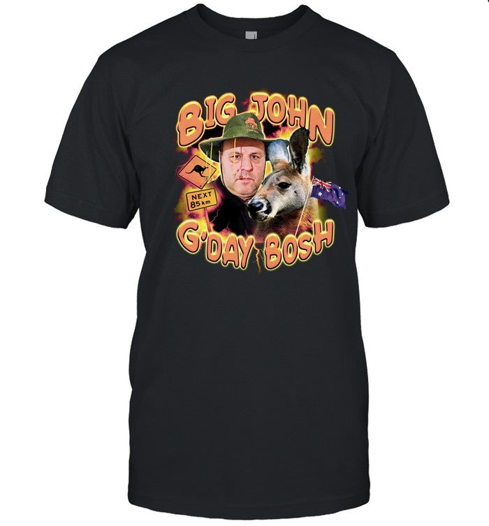 limited BIG JOHN G'Day Bosh Aussie shirt
