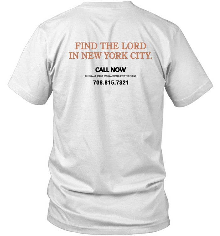Jake Bongiovi Find The Lord In New York City Limited Shirt