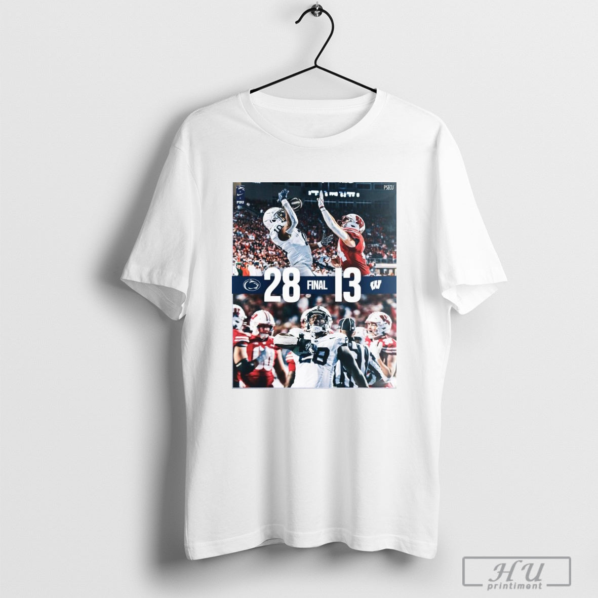 Poster Final Penn State Nittany Lions 28 – 13 Wisconsin Badgers B1g Road Dub T-shirt