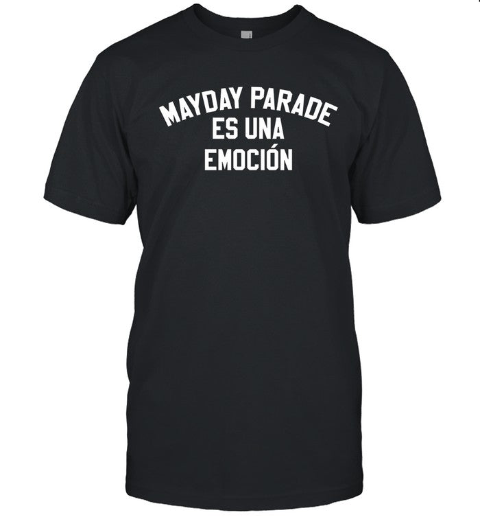 Mayday Parade Es Una Emocion Black T-Shirt