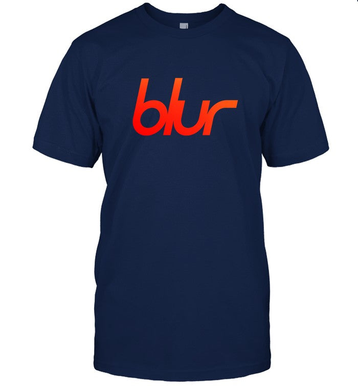Logo Blur Navy T-Shirt