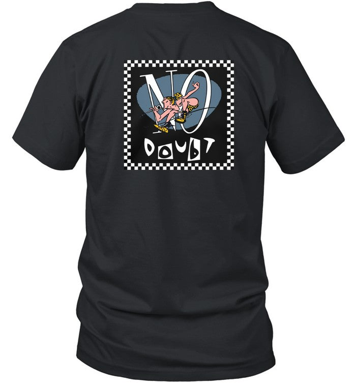 No Doubt Shirts Checkered Logo