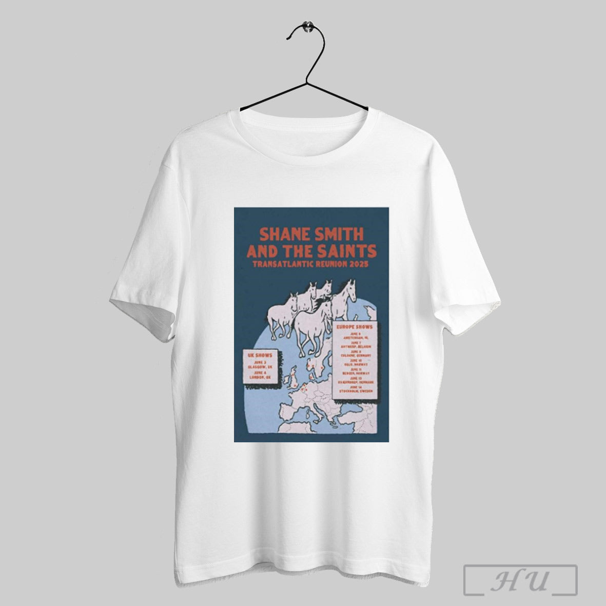 Shane Smith The Saints June 2025 Tour Uk Europe Shows T Shirt Sweatshirt