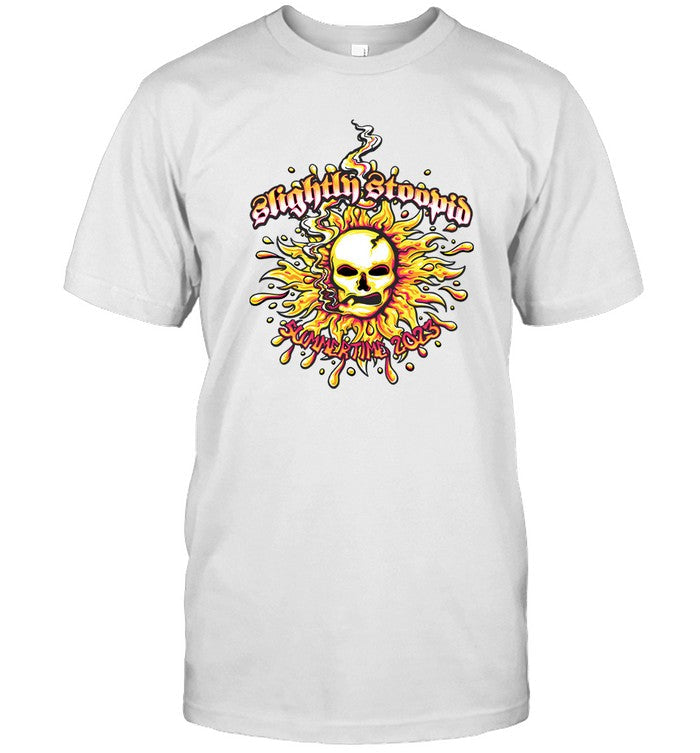 Slightly Stoopid Skull 2023 Tour T-Shirt