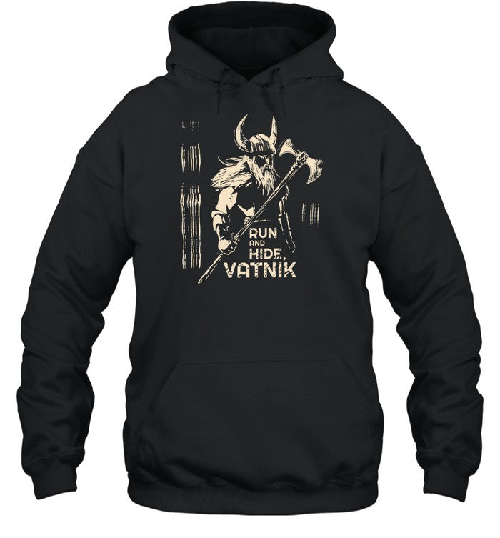 Run And Hide Vatnik Hoodie