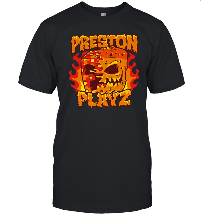 Preston Playz Pixel Fire Limited Shirt