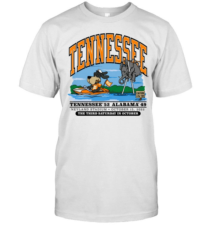 Neyland Stadium 52 49 Tennessee Volunteers Vs Alabama Crimson Tide October 15 2022 Shirt