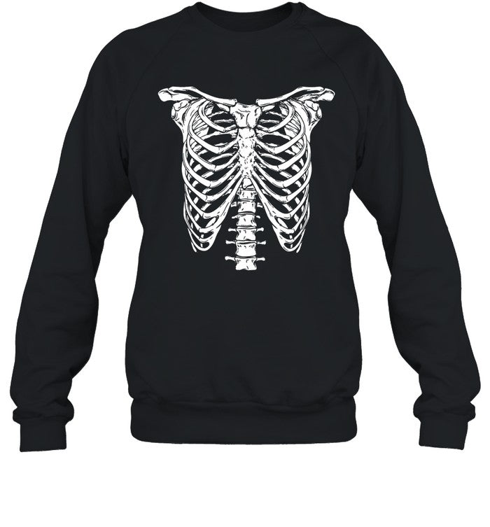 Morbid Ribcage Glow In The Dark Sweatshirt