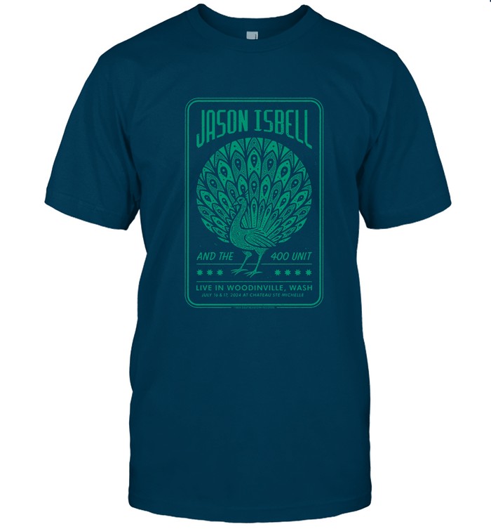 Jason Isbell And The 400 Unit Chateau Ste Michelle Winery in Woodinville WA Jul 16-17 2024 Shirt