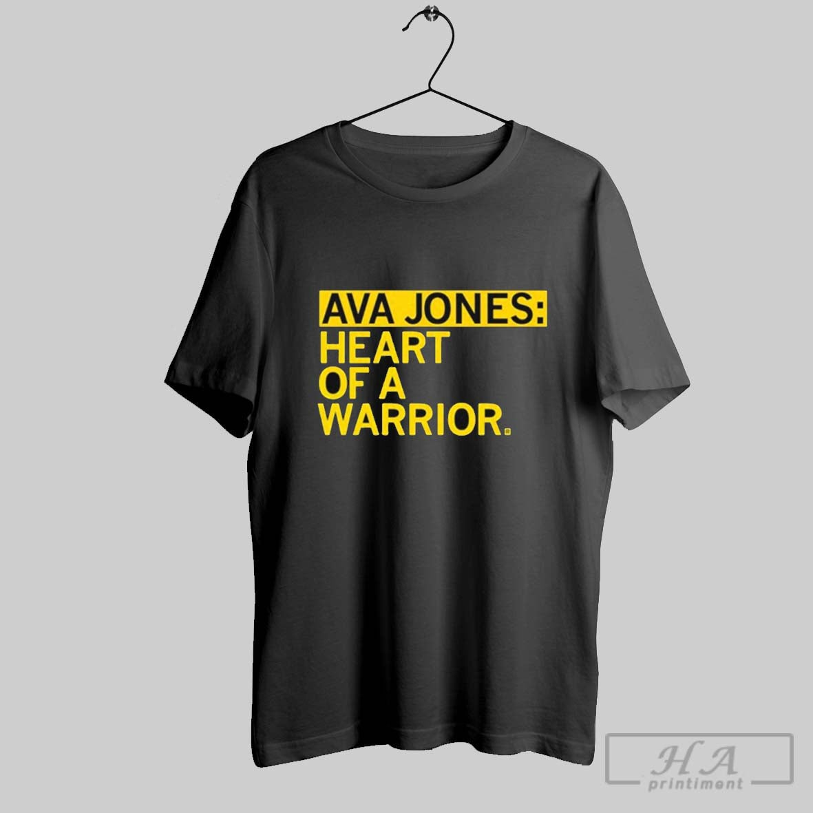 Raygun Ava Jones Heart Of A Warrior Iowa Hawkeyes T Shirt