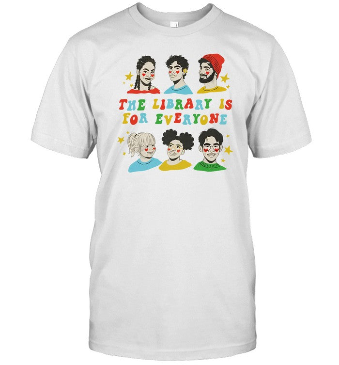 Outofprint The Library Is For Everyone Shirt