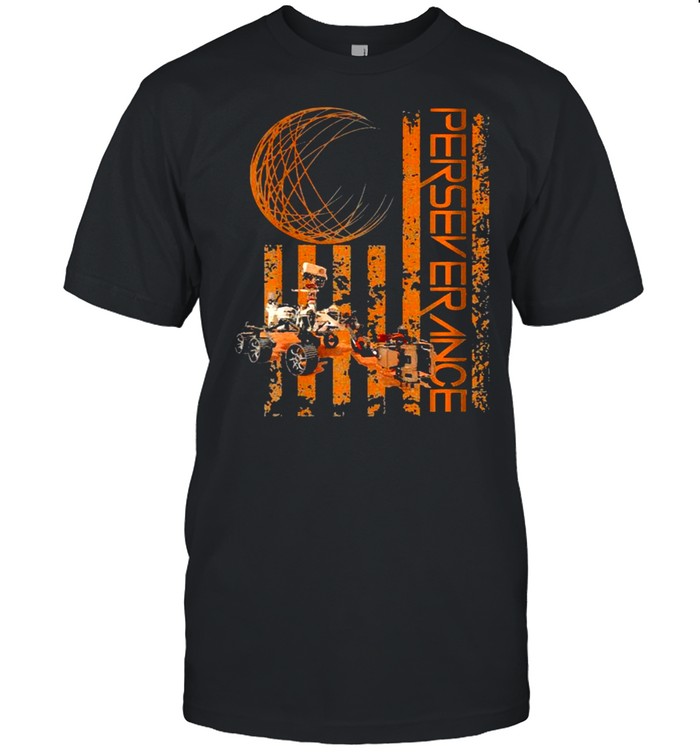 American Flag Perseverance Nasa Mars shirt_1