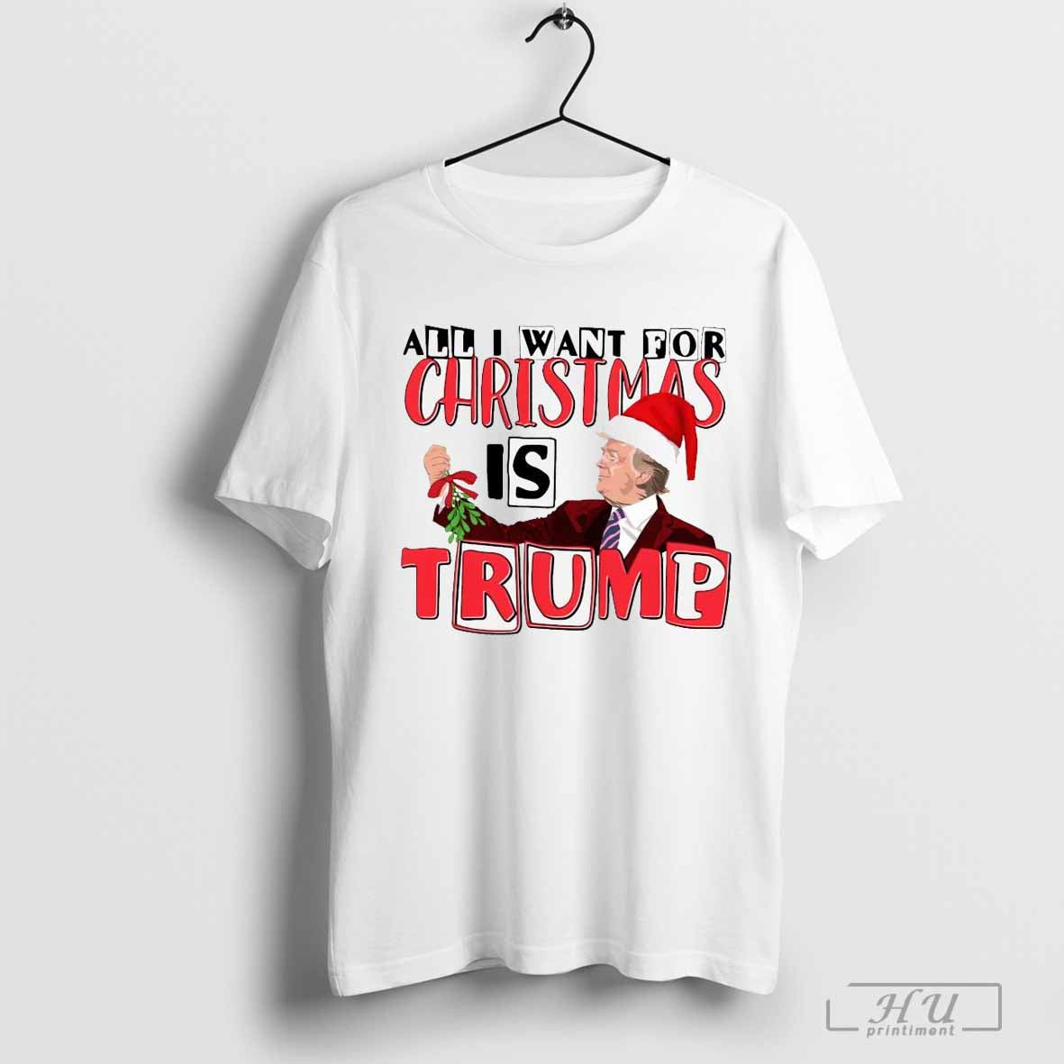 Santa Donald Trump all I want for Christmas is Trump 2024 T-Shirt