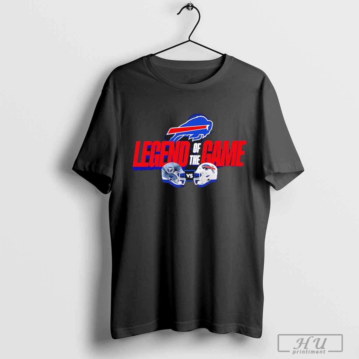 Tennessee Titans vs Buffalo Bills Oct 20, 2024 The Legend Of The Game T-Shirt