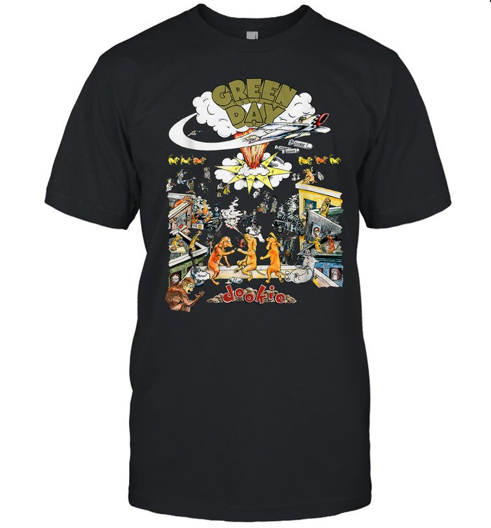 Limited Dookie Scene Green Day Shirt