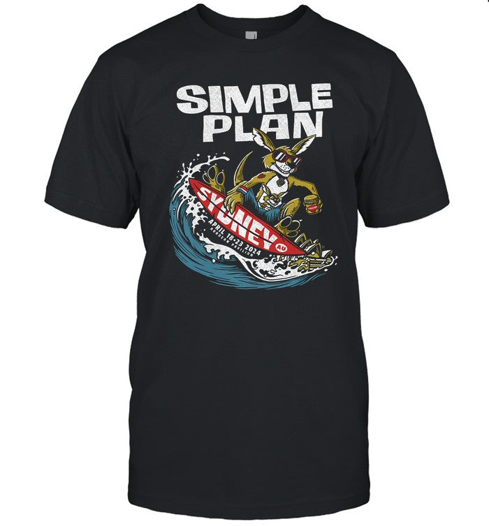 Simple Plan Sydney Exclusive T-Shirt Black