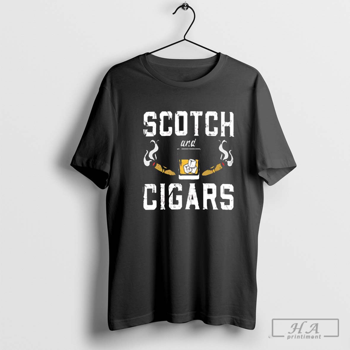 Scotch And Cigars Retro Shirt