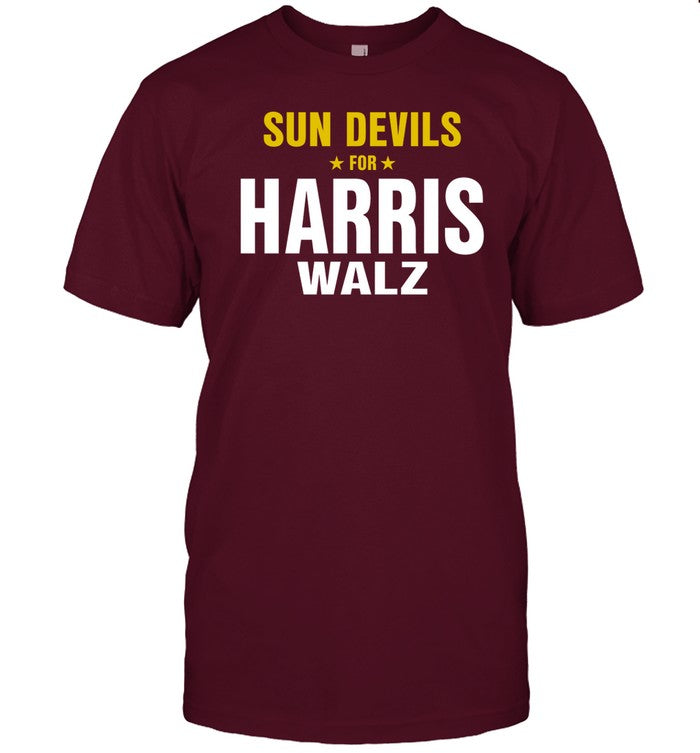 Shirt Sun Devils For Harris Walz