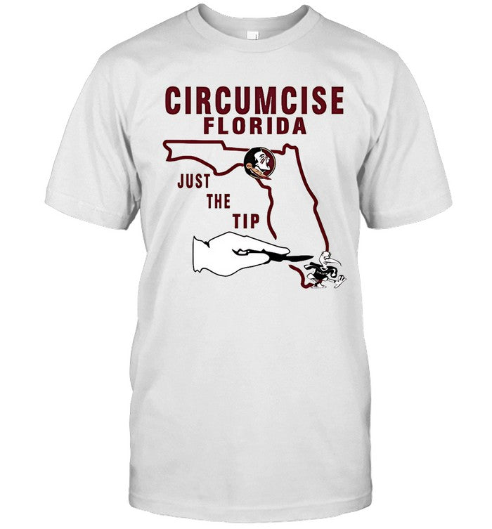 circumcise florida just the tip limited t shirt