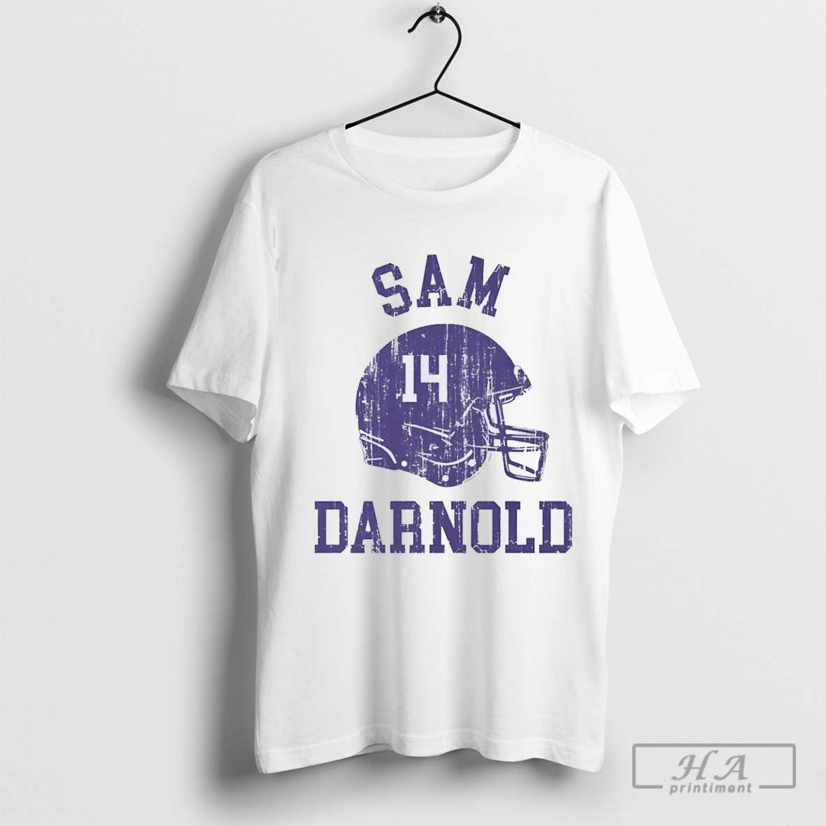 Sam Darnold Minnesota Vikings helmet shirt