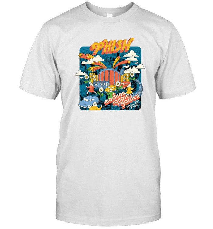 Limited Phish Madison Square Garden Webcast Pass Shirt
