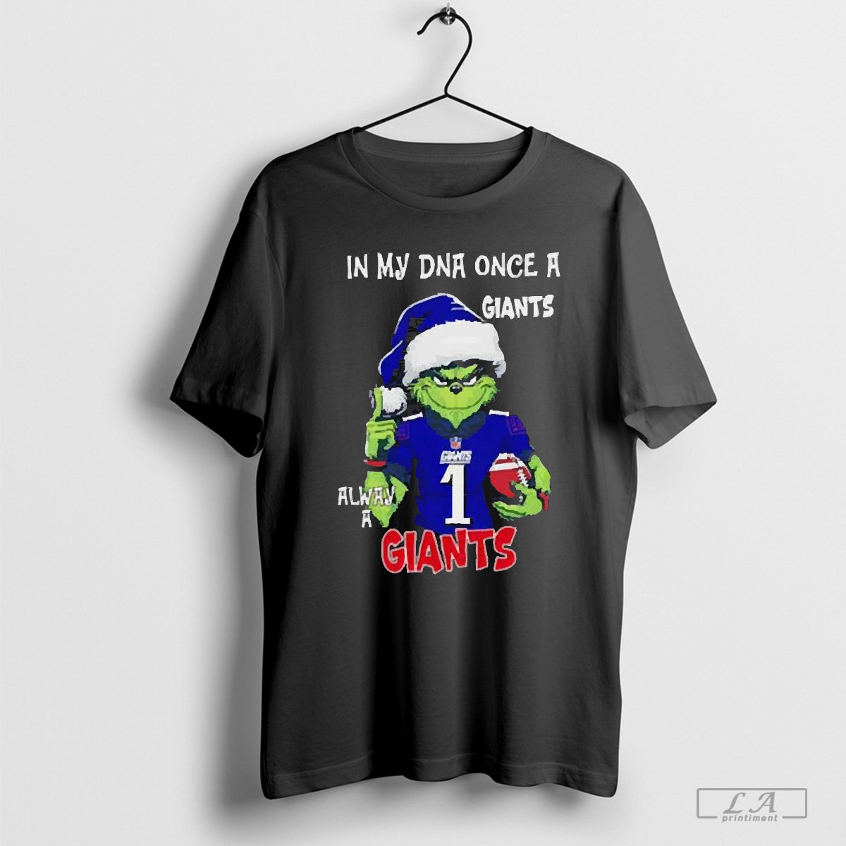 Premium Santa Grinch in my DNA once a Packers alway a Green Bay Packers Christmas 2024 T-Shirt