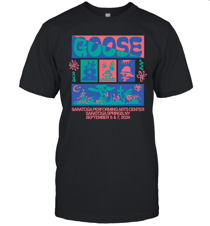 Goose September 6 & 7, 2024 Saratoga Performing Arts Center, Saratoga Springs, NY Shirt Tour