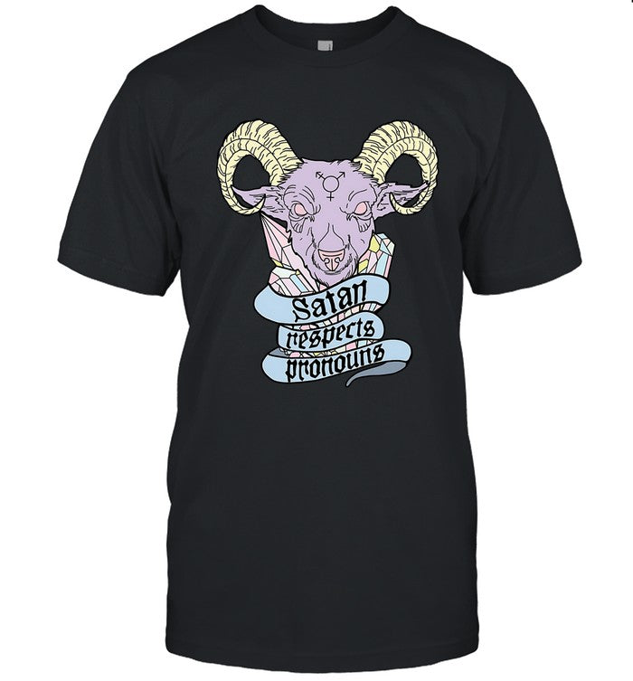 Limited Satan Respects Pronouns Shirt
