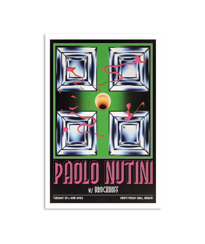 Paolo Nutini Berlin DE 06 27 2023 Verti Music Hall Show Poster