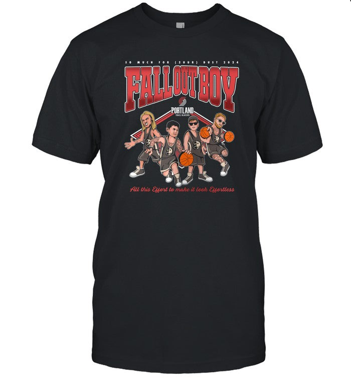 Fall Out Boy x Portland Trail Blazers So Much For 2OUR Shirt