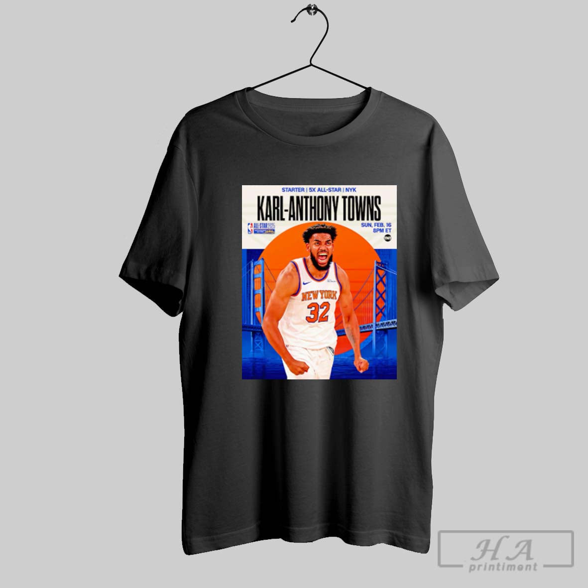 Starter 5x All Star Karl Anthony Towns Poster Shirts