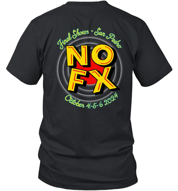 NOFX The Finals Shows Oct 4-5-6 2024 San Pedro Concert Shirt