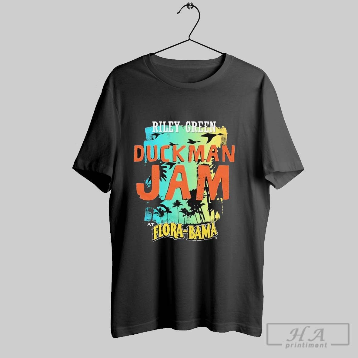 Riley Green Duckman Jam Flora Bama T Shirts