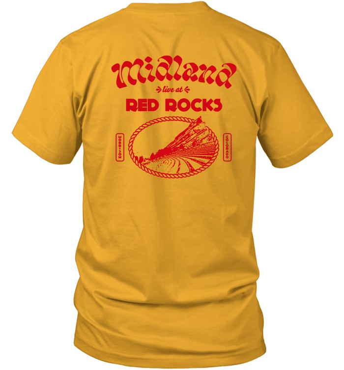 Midland Red Rocks T Shirt
