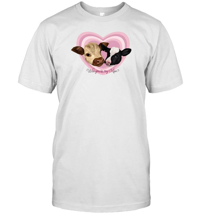 Shirt Knucklebumpfarms Will You Be My Moo