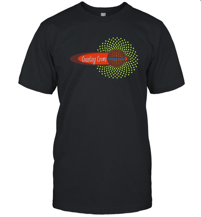 Counting Crows Satellite Tour Black T-Shirt