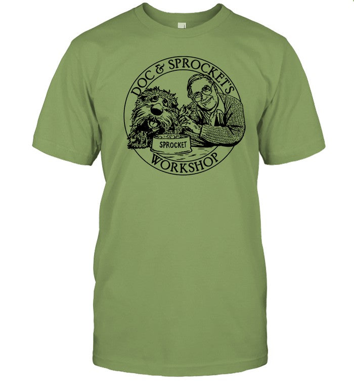 Retrokid Fraggle Rock Doc And Sprocket's Workshop Shirt