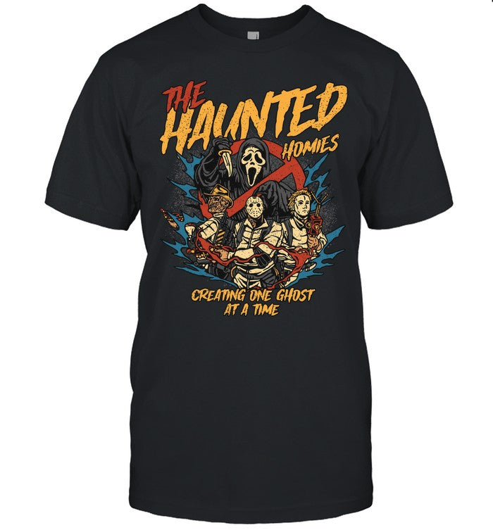 Sendit Society The Haunted Homies Halloween T Shirt