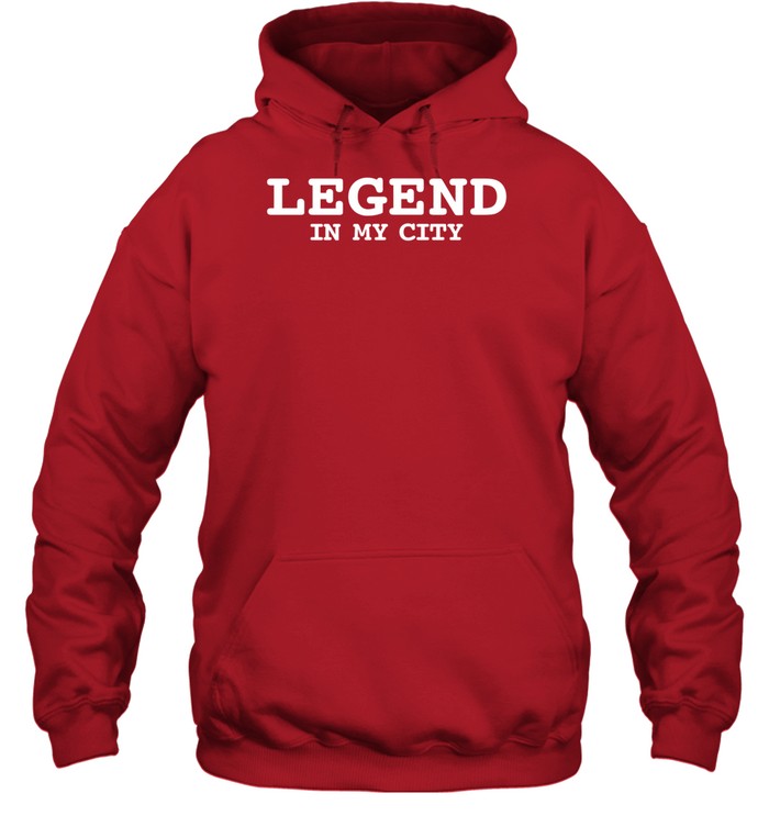 Mr.Karlous Wearing Legend In My City Hoodie