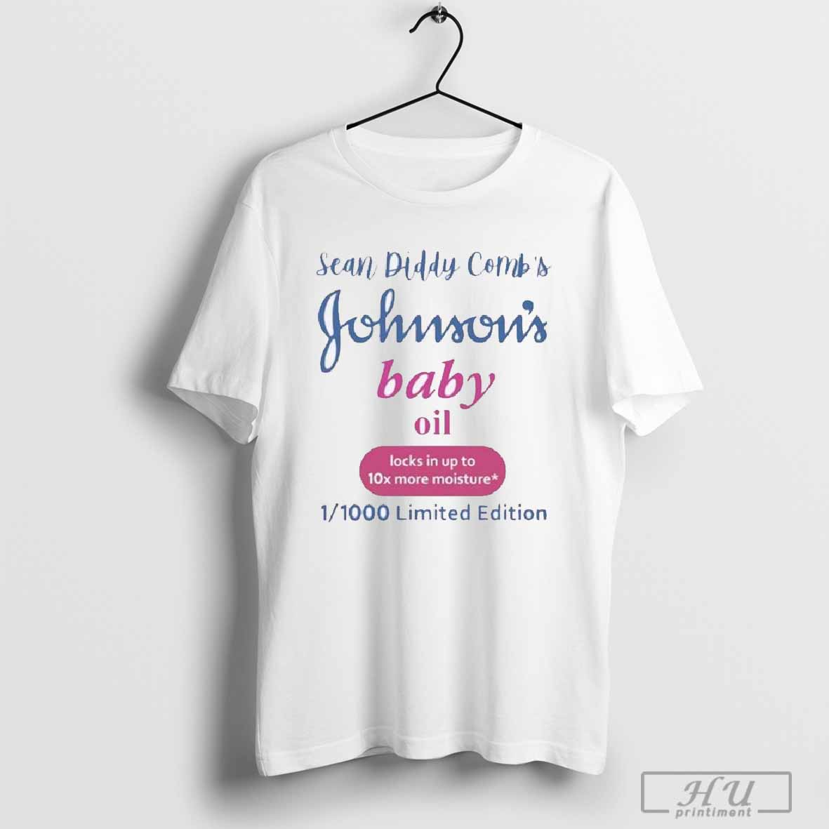 Sean Diddy Comb’s Johnson’s Baby Oil Locks In Up To 10x More Moisture T-Shirt