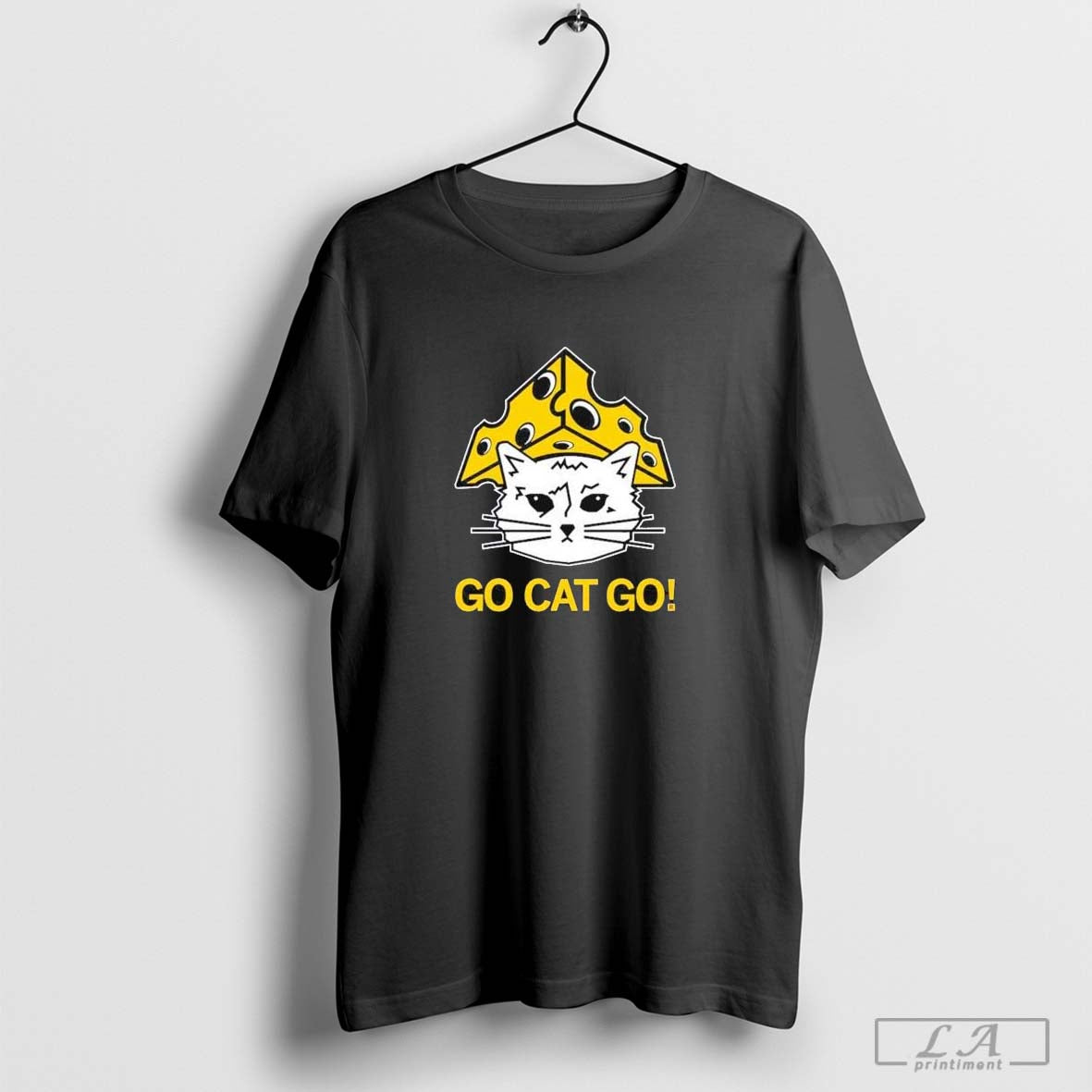 Raygun Cheesehead Gary Go Cat Go Shirt