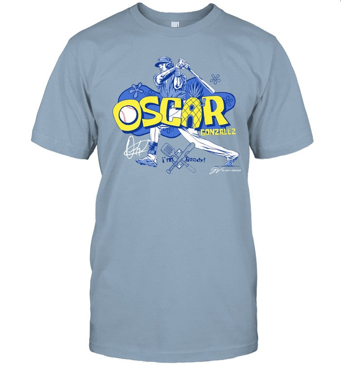 Cleveland Guardians Oscar Gonzalez Under The CLE Tee