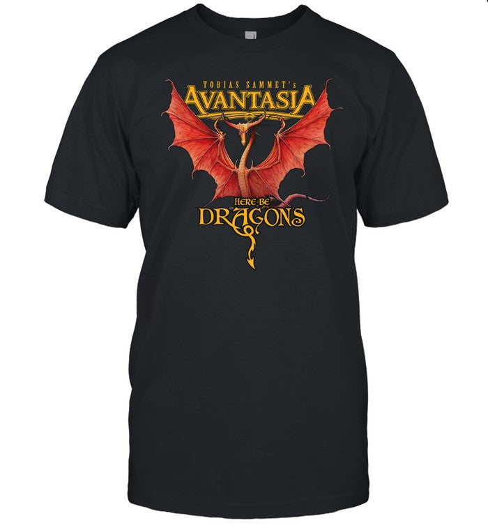 Here Be Dragons Avantasia Limited T-Shirt