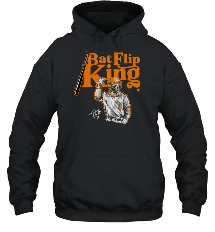 bat flip king tee