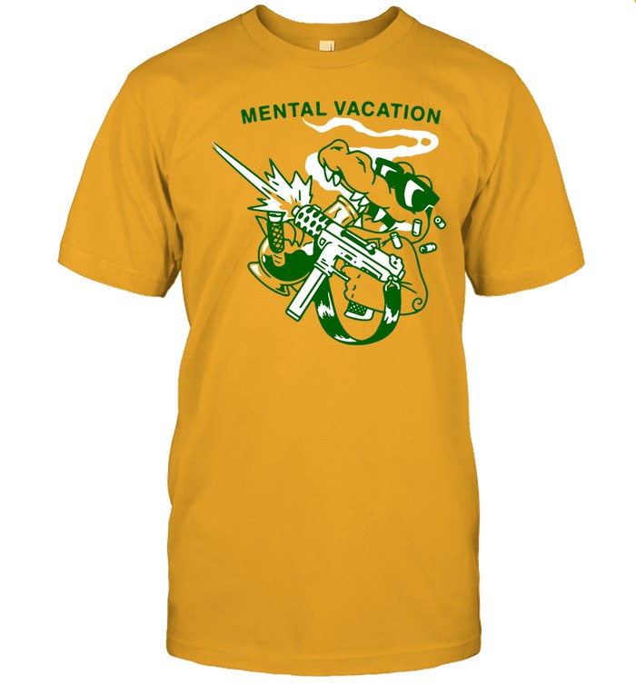 Fuckyoubaker Mental Vacation Blazed Croc Tee