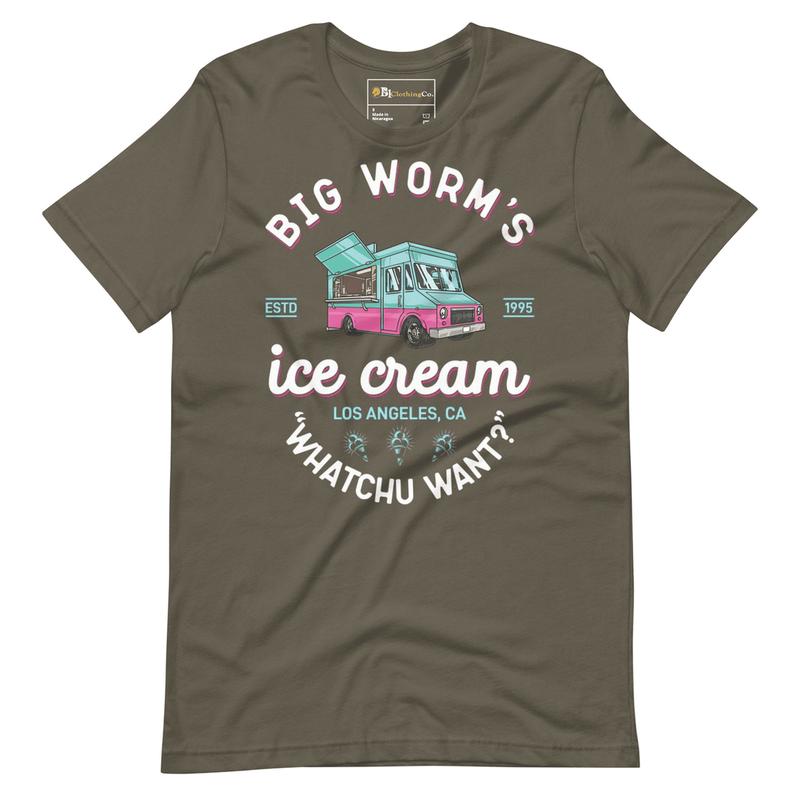 Vintage 'Friday' Big Worm Graphic Tee - Classic Movie-Inspired Fashion, Sweater, Hoodie for Men, Women